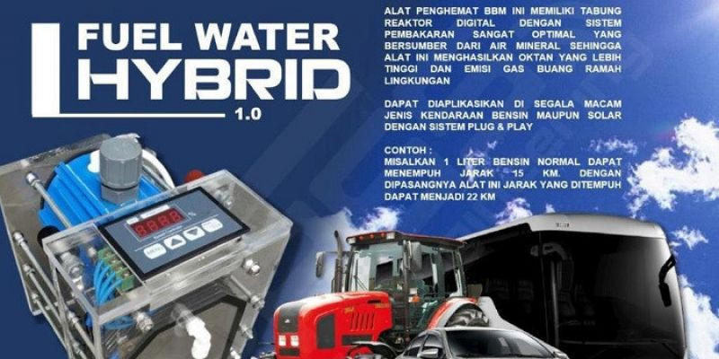 Efiensi BBM Kendaraan Berbahan Bakar Air Mineral