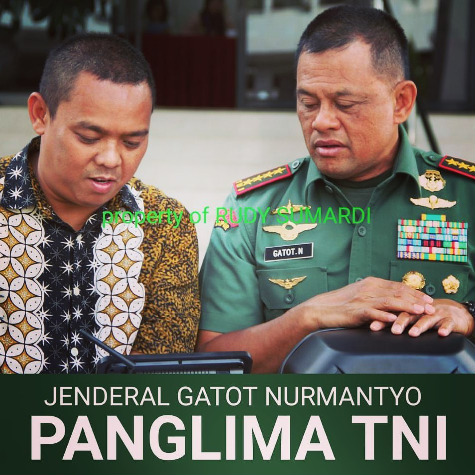 Rudy Sumardi dan Jenderal TNI Gatot Nurmantyo