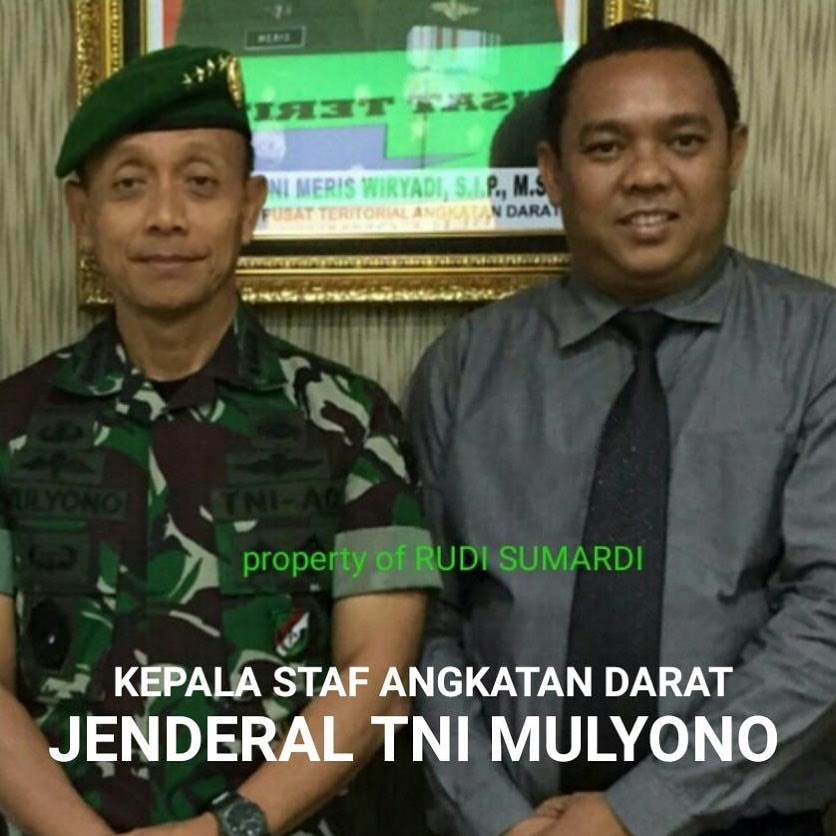 Rudy Sumardi dan Jenderal TNI Mulyono